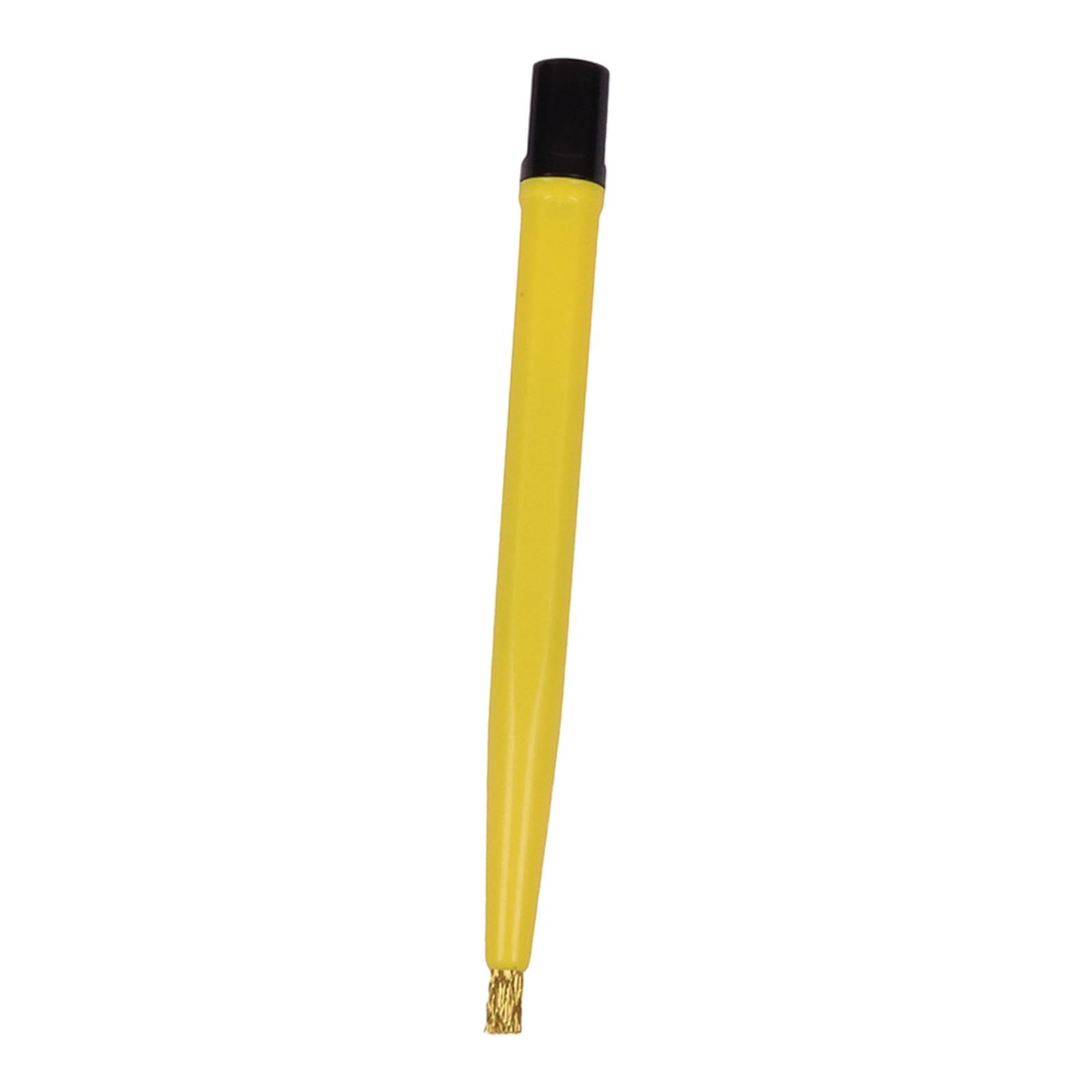 8 Stück Fiberglas Kratzbürste Stift Reinigungspinsel Schmuck Polierbürste Uhrmacher Werkzeug Präzise Ausführung Flexibel Anwendbar für Feine Reparatur, 1 Stück Kupferbürste