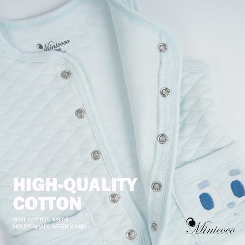 Baby Girl Vest- Cotton Warm, Breathable, Soft & Lightweight Baby Vest for Spring Fall Clothes 0-24M4