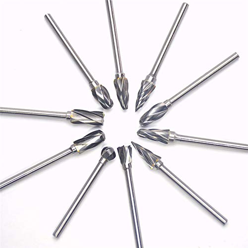 Set de 10 fresas rotativas de carburo de tungsteno SaditY miniatura 4