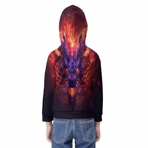Sweat à capuche dragon enfant - Le cadeau idéal pour l'hiver - 6