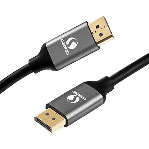 ANNNWZZD 8K DisplayPort Cable V1.4,Copper Cord Ultra HD DP TO DP CABLE supports 8K@60Hz 4K@144Hz 32.4Gbps, HDP, HDCP (5M) Cover
