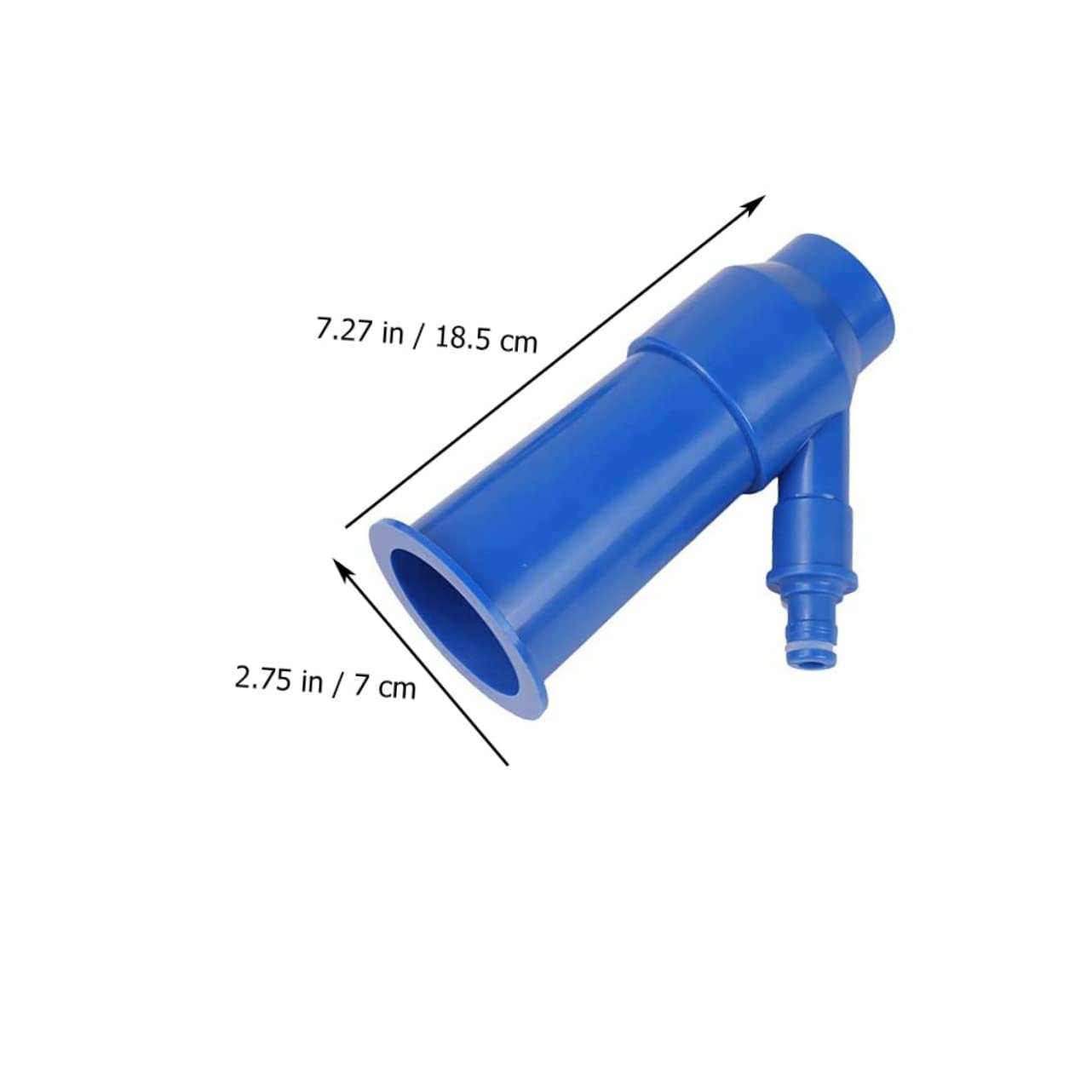 Herramienta de Limpieza de Piscinas Aspiradora Piscina Kit Limpia | 1 Juego, Cabezal de Succión con Varilla, Plástico y Aluminio, Azul, para Piscina y Estanque