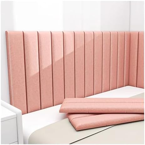 Self-Adhesive Wall Padding - Anti-Collision Upholstered Panels, Peel & Stick 3D Wall Coverings for Home & Nursery, Dark Green, 20pcs, 70x23cm - Headboard & Decor