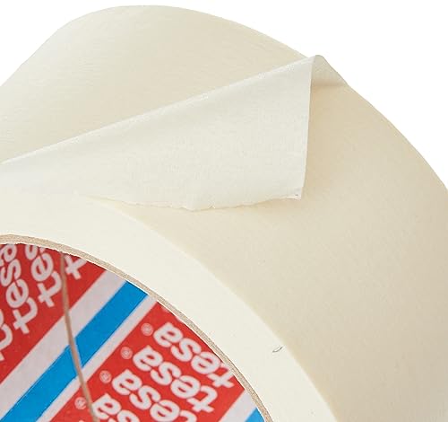 Image of tesa Masking Tape Economy - Light Beige - Pack of 3-50 m x 50 mm
