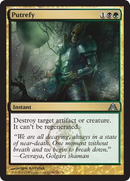 Magic The Gathering - Putrefy - Dragon's Maze
