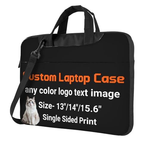 Funda personalizada para laptop con correa desmontable de 13 a 15.6 pulgadas