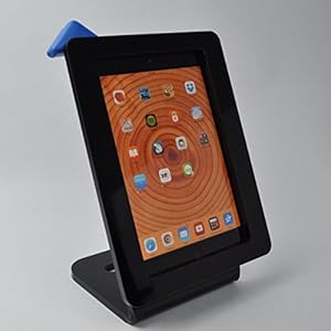 TABcare Compatible iPad Air Black Secureity Acrylic Stand for POS, Kiosk, Store Display, fits Amazon Local Register, PayPal Here, ID Tech Shuttle, PayAnywhere, Square Credit Card Reader