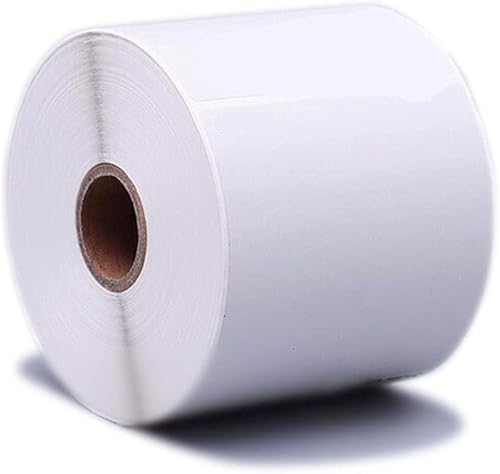 OEka Etiquetas térmicas directas de 2 x 3 pulgadas 1 rollo de etiquetas de envío en blanco para direcciones de 500 unidades blanco