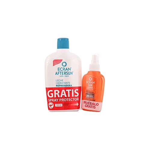 Ecran Sun - Crema doposole idratante, set da 2