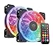 Price comparison product image Trust Gaming GXT 770 RGB Illuminated PC Case Fan, pack of 2 - RGB Illuminated