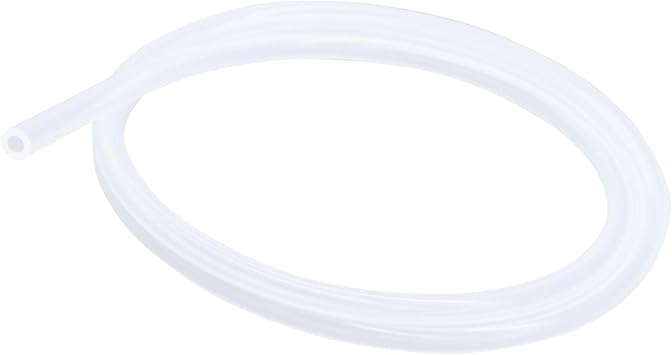 10mm ID x 13mm OD Silicone Tube 2.5m, Clear Flexible Food Grade Hose Air Water Pipe for Pump Transfer,Aquarium