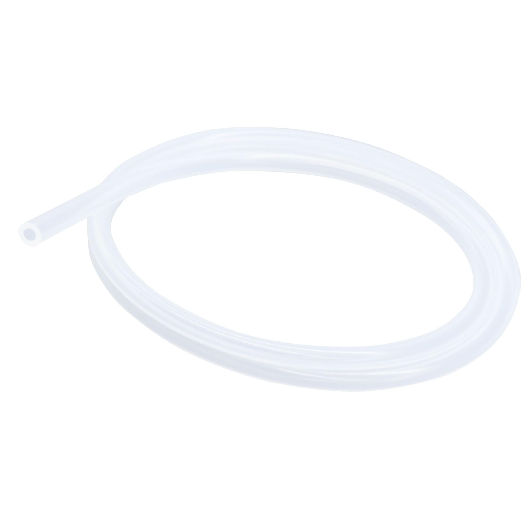 iMeistek 10mm ID x 13mm OD Silicone Tube 2.5m, Clear Flexible Food Grade Hose Air Water Pipe for Pump Transfer,Aquarium