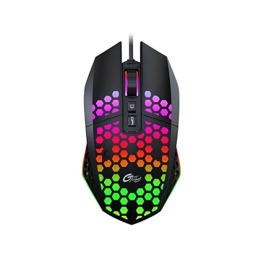 【 Plug and Play -70 Inch Cable Length 】 Professional Gaming Wired Mouse, 6 RGB Lights, 7 Shortcut Keys, Ergonomic Gaming Laptop Optical Mouse, 6 Adjustable DPI up to 8000