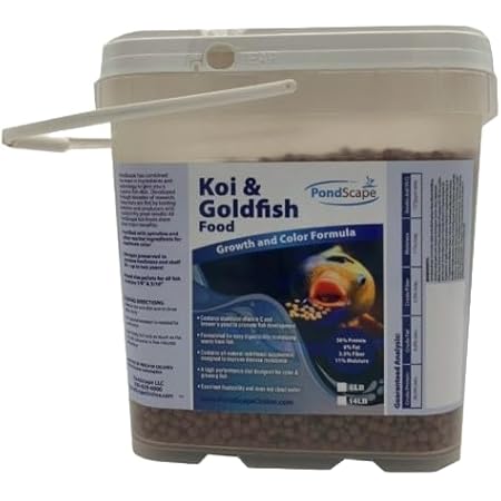 PondscapeGrowth & Color Fish Food for Koi & Goldfish Mixed Pellet (6LB)