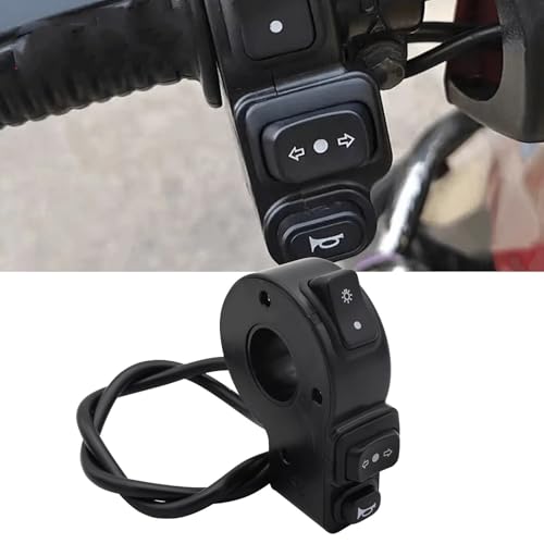 Commande clignotant moto pour remplacer un commodo défectueux sur guidon de 22mm
