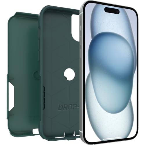 Image of OtterBox iPhone 15 Plus and iPhone 14 Plus Commuter Series Case - GET Your Greens, Slim & Tough, Pocket-Friendly, with Port Protection