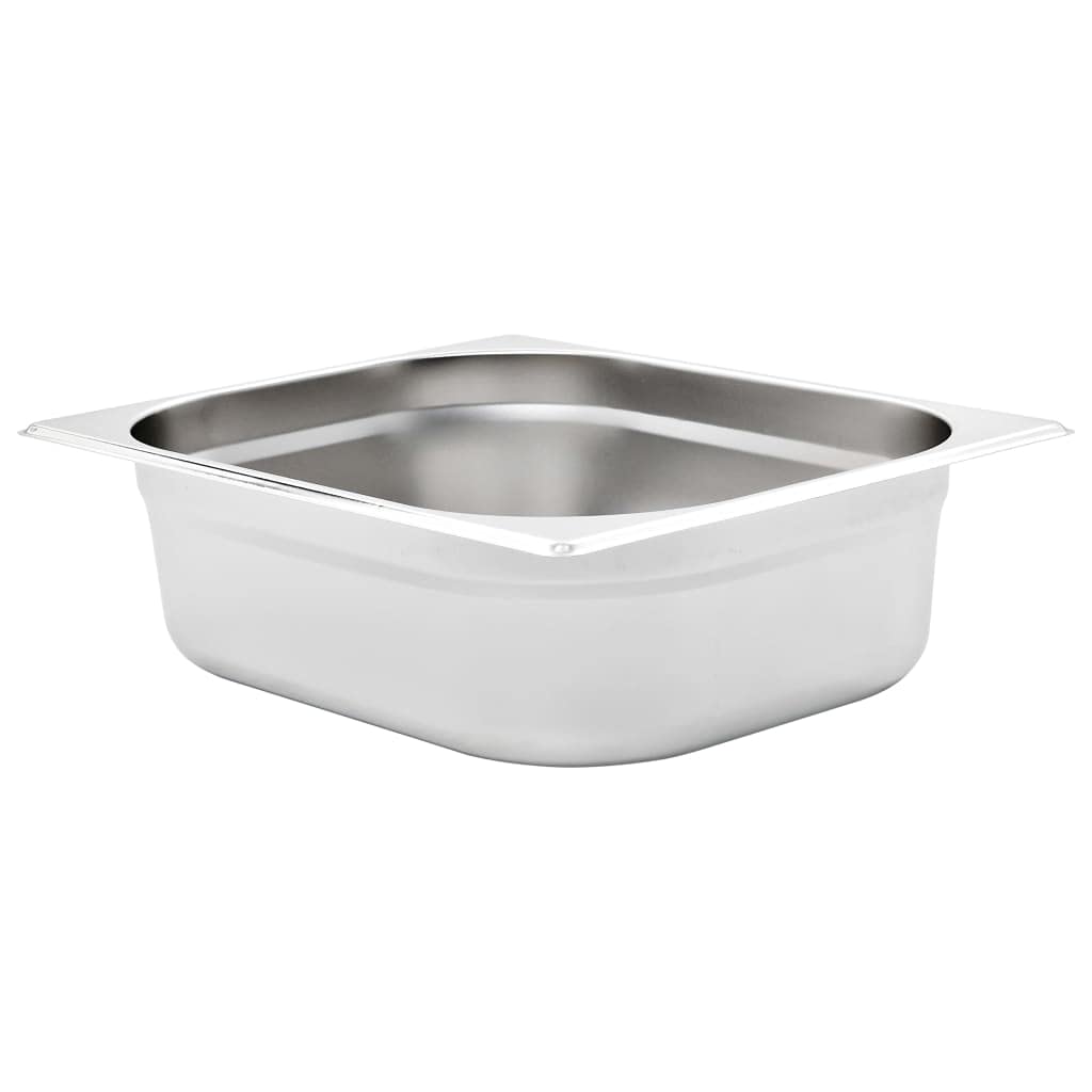 Contenitori Gastronorm 4 pz GN 1/2 100 mm in Acciaio Inox-50888