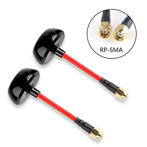 Makerfire 2pcs 5.8GHz FPV Antenna Circular Polarized TX RX RHCP RPSMA for FPV