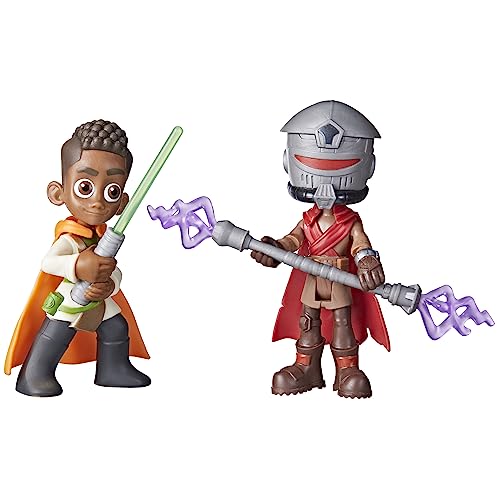Star Wars Pop-Up Lichtschwert Duell, Kai Brightstar & Taborr Action-Figuren (10...