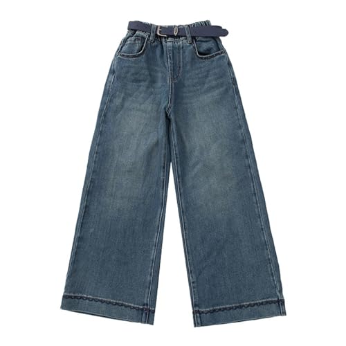 Jean fille coupe ample élastique pour habiller votre enfant sans ceinture