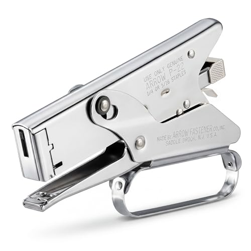 Arrow Fastener P22 Heavy Duty Handheld Plier Stapler for Crafts, Office, and Insulation, Uses 1/4-Inch and 5/16-Inch Staples