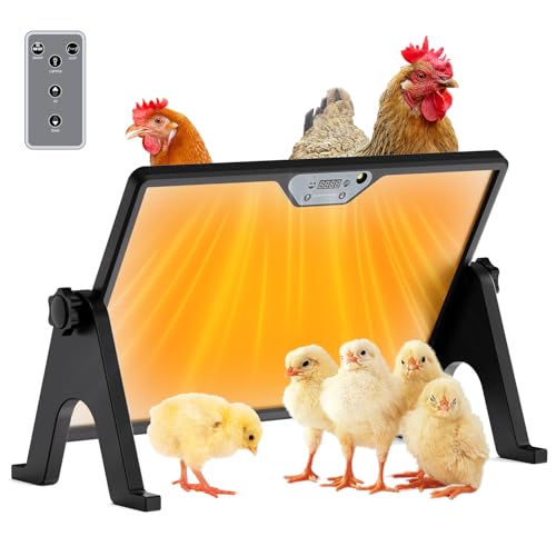 Brooder Plate for Chicks Ducks Quail with Temp Control and Display,12