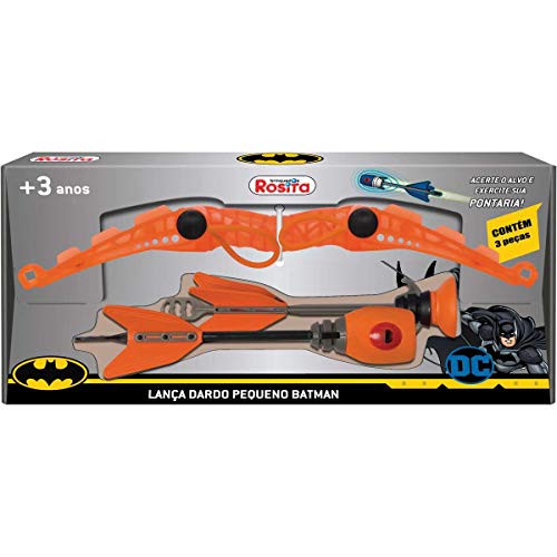 Batman Lança Dardos Rosita Laranja/Preto Pequeno