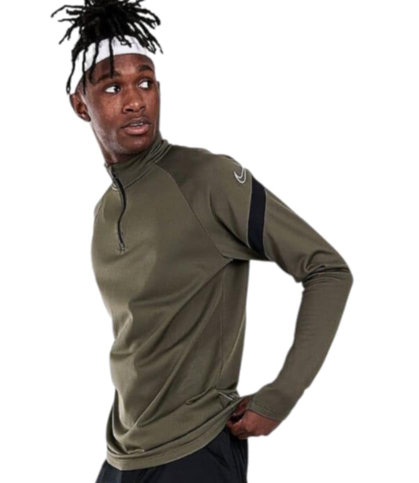 Nike Mens Dri-Fit Academy Pro 3/4 Zip Soccer Track Sweatshirt