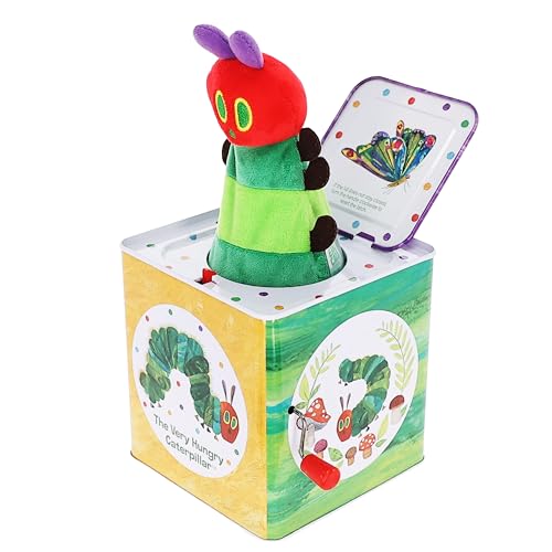 Kids PREFFERED World of Eric Carle The Very Hungry Caterpillar Jack in the Box Toy Fun Gift for Babies and Toddlers
