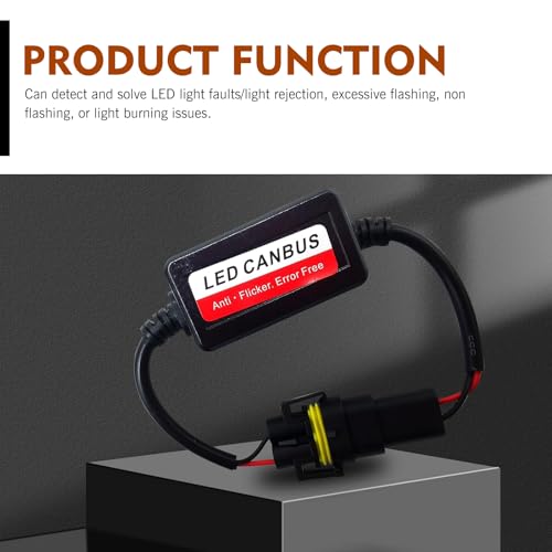 2 PCS Decodificador LED H11/H8/H9 para vehículos miniatura 4