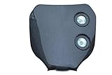 BIEN HECHO Y RESISTENTE: carcasa de plástico de ABS muy resistente con diseño de fibra de carbono