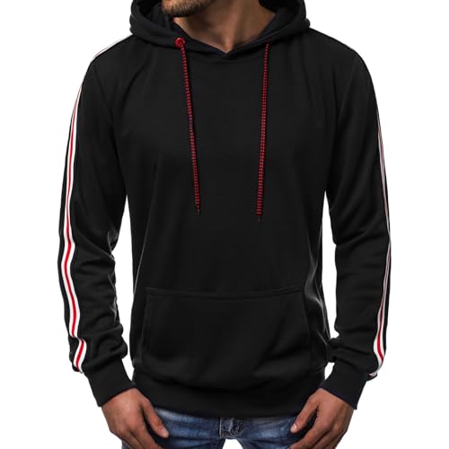 Pull à capuche tendance pour homme à manches longues décontracté