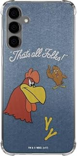 Skinit Clear Phone Case Compatible with Galaxy S24 Plus - Officially Licensed Looney Tunes Foghorn Leghorn Thats All Folks Design