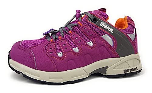 Meindl Multifunktionsschuh Snap Junior, Unisex-Kinder Trekking- & Wanderhalbschuhe, Violett (Fuchsia/orange 098), 39 EU (6 UK)