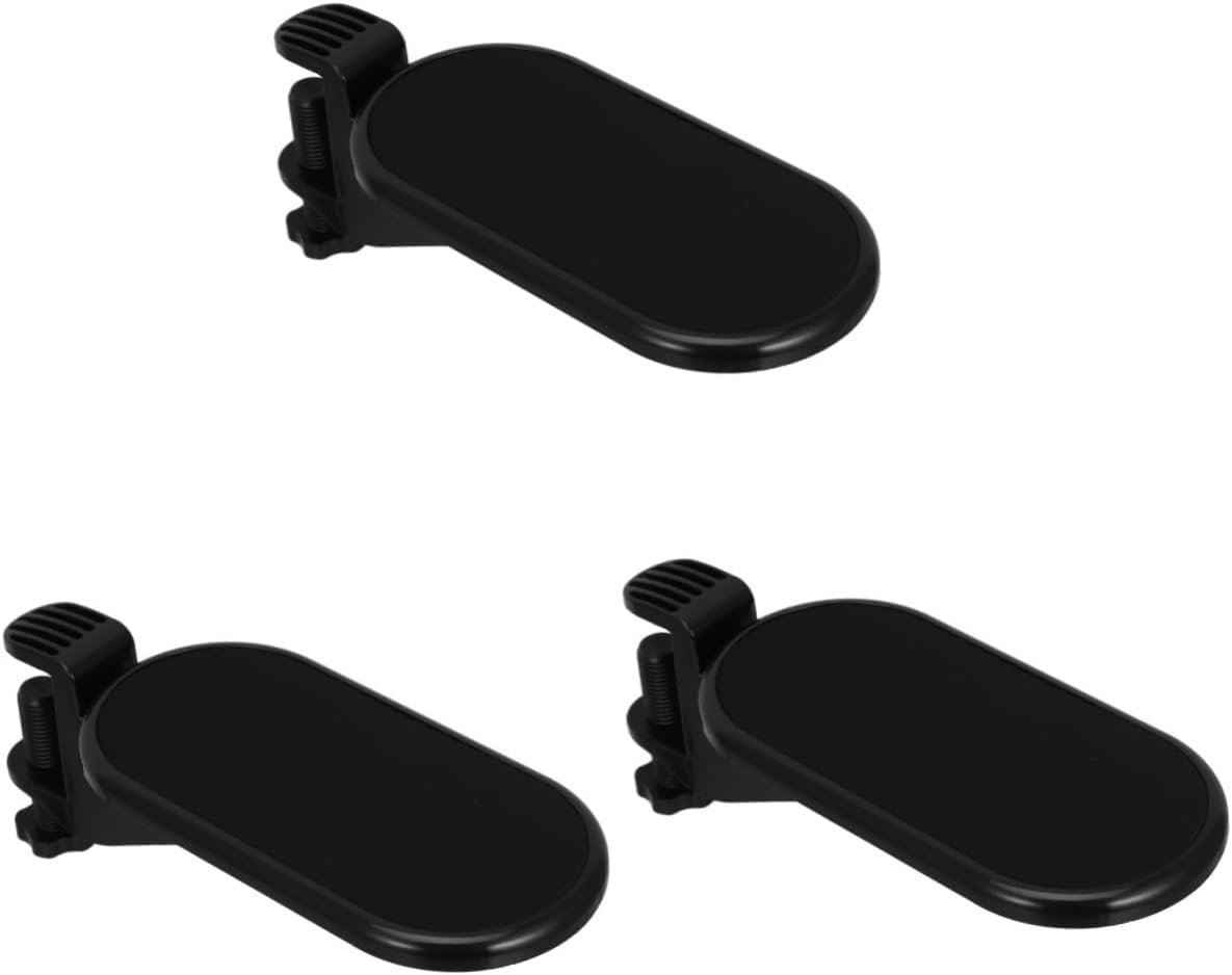 Lurrose 3pcs Computer Desk Arm Rest Ergonomic Rotating Support for Wrist and Elbow Relief Table for Gaming and Office Use and Material