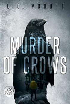 Paperback Murder Of Crows: LARGE PRINT A Lake Pines Mystery Book