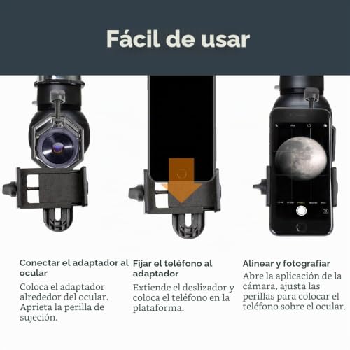Adaptador Celestron 81035 universal de smartphone para microscopios y lupas 3