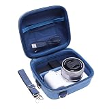 XANAD Custodia per Fotocamere Mirrorless Sony Alpha 6700/6400/6100/ZV-1/ZV-1 II/ZV-E10/ZV-E10 II/ZV-1F/FUJIFILM X100VI/X-HF1, con Divisori Rimovibili Robusti (kaki)