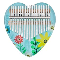BIENKA Kalimba Pouce Piano En Forme De Coeur Enfants Pouce Piano 17 Tons Portable En Métal Marimba Instrument De Musique… - Les Beatles, Paul McCartney, John Lennon, RIngo Starr, George Harrison