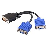 DMS-59 Pin macho a doble VGA hembra Splitter cable de extensión para PC tarjeta gráfica