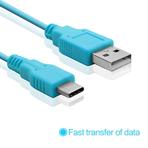 Heatfun Usb C Charger For Nintendo Switch, Fast Charging Cable For Nintendo Switch, Macbook, Pixel C, Lg Nexus 5X G5, Nexus 6P/P9 Plus, One Plus 2, Sony Xz And More - Blue (4.92Ft) #TOP1