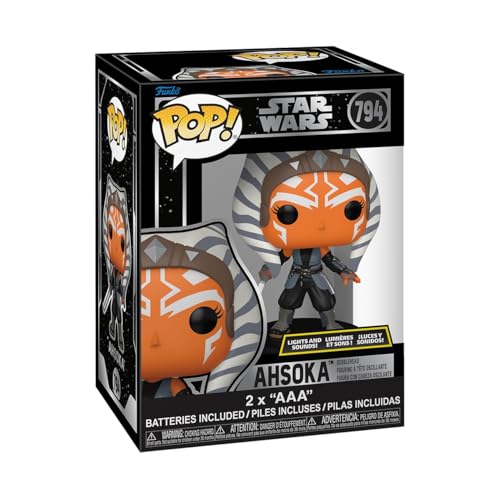 Funko Pop! SFX: Star Wars: Ahsoka - (Luces y Sonidos) - Figura Coleccionable de Vinilo - Idea para Regalo - Producto Oficial - Juguetes para niños y Adultos - Figura Modelo para coleccionistas