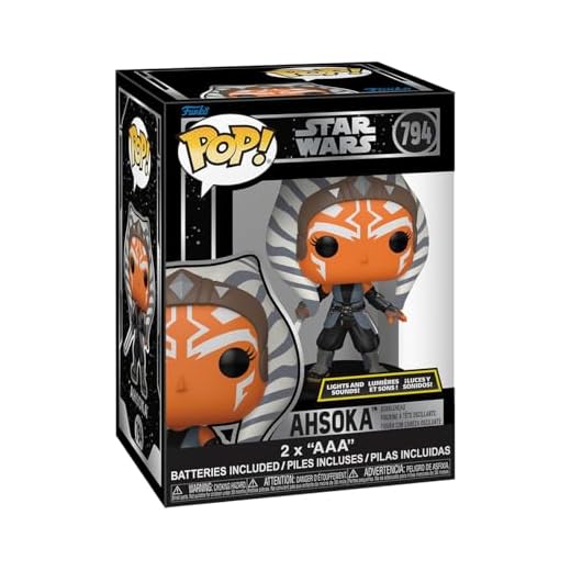 Funko Pop! SFX: Star Wars: Ahsoka - (Luces y Sonidos) - Figura Coleccionable de Vinilo - Idea para Regalo - Producto Oficial - Juguetes para niños y Adultos - Figura Modelo para coleccionistas