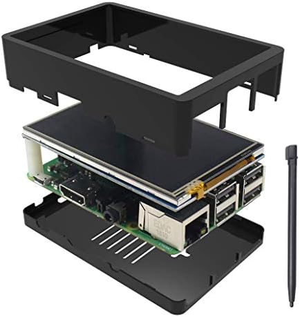 For Raspberry Pi 3 B+ 3.5 inch Touch Screen with Case, 320x480 Pixel Monitor TFT LCD Display [Support Raspbian, Ubuntu, Kali, RetroPie System] (multi-system 3.5 screen)