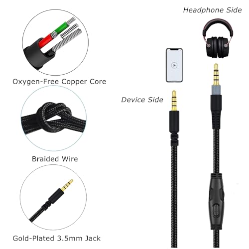 Cable Auxiliar de Repuesto con Control de Volumen y Mute miniatura 2