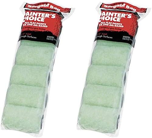 Wooster Brush R271-4 Painter's Choice Roller Cover, 1/2-Inch Nap, 4-Inch, 2 Pack of 6