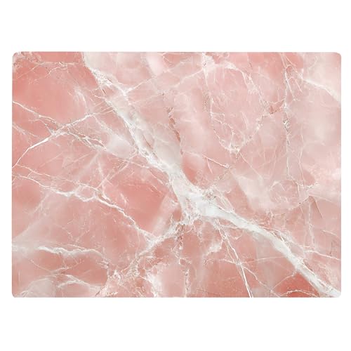 Comparison: Best Cutting Board For Quartz Countertops 10 White Pink Rose Quartz Agate Marble Kitchen Glass Cutting Board Ocean Decorative Gift Marbled Granite Stone Rock Gift For Her Mom Wife (White Pink)