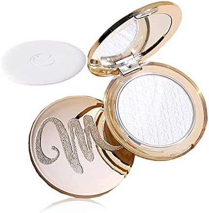 Golden Diamond Face Powder, Golden Face Powder, Diamond Face Powder, Long Lasting Waterproof Oil Control Diamond Face Powder, Pressed Powder, Face Powder Compact