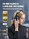 1MORE Sonoflow Pro Kabellose Bluetooth Kopfhörer, Ohrhörer Mit Aktiver Geräuschunterdrückung, Over Ear Headset Mit LDAC, Hi-Res-Sound, Bluetooth 5.4, 100H, Bequeme, Kristallklare Anrufe (Schwarz)