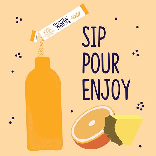 Welch's Singles To Go Water Drink Mix - Powder Sticks, 12 Boxes with 6 Packets Each - 72 Total Servings, Orange Pineapple, Pack of 12